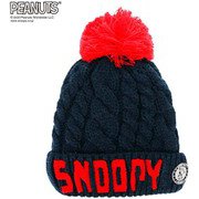 PEANUTS SNOOPY スヌーピー×VESPベスプ EMBROIDERY BEANIE VSJB1004 ネイビー ジュニアフリーサイズ [ビーニー ジュニア]