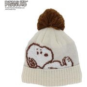 PEANUTS SNOOPY スヌーピー×VESPベスプ KNIT BEANIE VSJB1005 オフホワイト ジュニアフリーサイズ [ビーニー ジュニア]