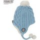 PEANUTS SNOOPY スヌーピー×VESPベスプ BONBON EAR COVER BEANIE VSJB1008 サックス ジュニアフリーサイズ [ビーニー ジュニア]
