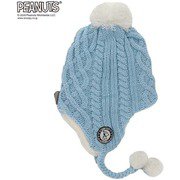 PEANUTS SNOOPY スヌーピー×VESPベスプ BONBON EAR COVER BEANIE VSJB1008 サックス ジュニアフリーサイズ [ビーニー ジュニア]