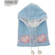 PEANUTS SNOOPY スヌーピー×VESPベスプ KNIT HOODWARMER VSJB1011 サックス ジュニアフリーサイズ [ビーニー ジュニア]