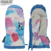 PEANUTS SNOOPY スヌーピー×VESPベスプ SNOW MITTEN GLOVE VSJG2001 タイダイ キッズSサイズ [スキー グローブ ジュニア]