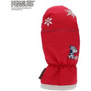PEANUTS SNOOPY スヌーピー×VESPベスプ SNOW MITTEN GLOVE VSJG2002 マゼンダ キッズSサイズ [スキー グローブ ジュニア]