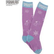 PEANUTS SNOOPY SOCKS VSJK1002 ラベンダー(LA) 19-23cm [スキーソックス ジュニア]