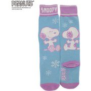 PEANUTS SNOOPY スヌーピー×VESPベスプ SOCKS VSJK1006 サックス ジュニアフリーサイズ [スキー ソックス ジュニア]