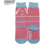 PEANUTS SNOOPY スヌーピー×VESPベスプ SOCKS VSJK2001 ピンク キッズフリーサイズ [スキー ソックス ジュニア]