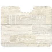 13181 [吸着 拭けるフロアトイレマット ウッド ショート WH]