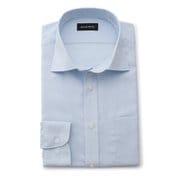 AOKI Yシャツ 形態安定 抗菌防臭 ブルー ワイドカラーシャツ レギュラーフィット JOURNAL WORKS サイズ M JWW008-2-M