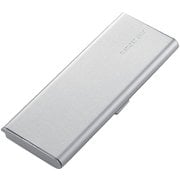 メモリカードケース メモリークリップ SDケース アルミタイプ クリップ付 マルチ シルバー CMC-SDCAL04SV