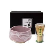 ピンク志野 抹茶碗 茶筅セット