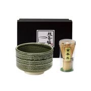 織部 抹茶碗 茶筅セット