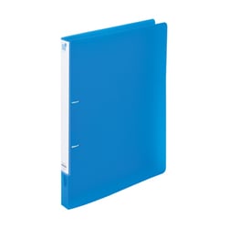 CUBE FIZZ リングファイル ツイストリング スマートスリム A4 ブルー F7005-8