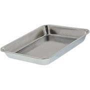 バット ステンレス 角型 キャビネ 21.5×17.5cm シルバー リストランテ 18-8ステンレス 日本製 ND-6793