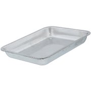 バット ザル ステンレス パンチング 角型 18枚取 27×21cm シルバー リストランテ ND-6803