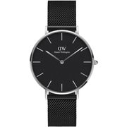 クラシックペティット ブラック アッシュフィールド シルバー 36mm 正規品 2年保証 DW00100308