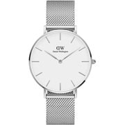 クラシックペティット ホワイト スターリング シルバー 36mm 正規品 2年保証 DW00100306