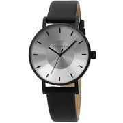 Volare（ヴォラーレ） Black 36mm メンズ 革バンド 並行輸入品 VO14BK001W