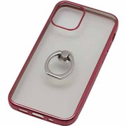 BJI2001PK [iPhone 12 mini 用 リング付ケース メッキ ピンク]