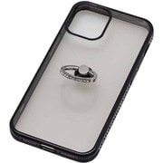 BJI2002BK [iPhone 12 mini 用 リング付ケース ラインストーン ブラック]