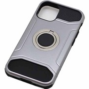 BJI2003GY [iPhone 12 mini 用 リング付ケース 耐衝撃 グレー]