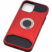 BJI2006RD [iPhone 12/iPhone 12 Pro 用 リング付ケース 耐衝撃 レッド]