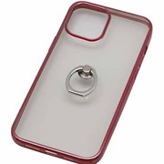 BJI2007PK [iPhone 12 Pro Max 用 リング付ケース メッキ ピンク]