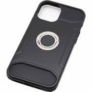 BJI2009BK [iPhone 12 Pro Max 用 リング付ケース 耐衝撃 ブラック]