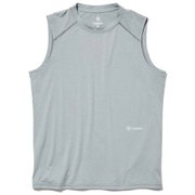 ストレッチメランジスリーブレスＴシャツ Stretch Melange Sleeveless T-shirt GA61127P グレー(G) Mサイズ [ランニングウェア シャツ メンズ]