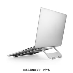 ノートPCスタンド/アルミ合金/折り畳み式/シルバー PCA-LTSFA7SV