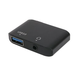 オーディオUSB変換アダプタ Type-C 4極 PAA-C4P