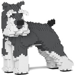 ST19SS02-M01 犬シリーズ 02S-M01 スタンダード・シュナウザー [ブロック玩具]