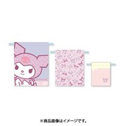 キャラクターグッズ KRM-002 3P巾着 サンリオキャラクターズ クロミ