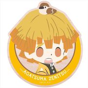 鬼滅の刃 ダイカットウッドコースター 我妻善逸 デフォルメver. [キャラクターグッズ]