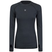 SEAMLESS WARM MAGLIA WOMAN 86 スティールブルー MMGX80W Lサイズ [アウトドア アンダーウェア レディース]