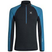 RUN SOFT ZIP MAGLIA MMZR88X 8183 ダークネイビー/ペールブルー Lサイズ [アウトドア フリース メンズ]