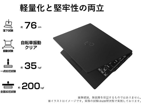 在庫再入荷】 富士通(FUJITSU) FMVUXE3B(ピクトブラック)13.3型 Core