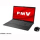ノートパソコン LIFEBOOK AHシリーズ/15.6型ワイド/Core i7-1165G7/メモリ 8GB/SSD 1TB/BDXL対応Blu-rayディスクドライブ/Windows 10 Home 64ビット/Office Home and Business 2019/ブライトブラック FMVA77E3B