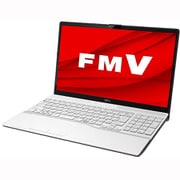 ノートパソコン LIFEBOOK AHシリーズ/15.6型ワイド/Ryzen7 3750H/メモリ 8GB/SSD 256GB/DVDスーパーマルチドライブ/Windows 10 Home 64ビット/Office Home and Business 2019/プレミアムホワイト FMVA50E3W