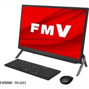 デスクトップパソコン ESPRIMO FHシリーズ/23.8型ワイド/Ryzen7 4700U/メモリ 16GB/SSD1TB/Windows 10 Home 64ビット/Office Home and Business 2019/ブラック FMVFGE3B
