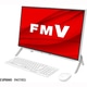 FMVF70E3W [デスクトップパソコン ESPRIMO FHシリーズ/23.8型ワイド/Corei7-1165G7/メモリ 8GB/SSD512GB/DVDドライブ/Windows 10 Home 64ビット/Office Home and Business 2019/ホワイト]