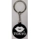 KISS TOKYO ラバーキーホルダー 黒