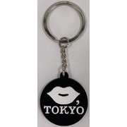 KISS TOKYO ラバーキーホルダー 黒