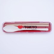 KISS,TOKYO 箸・カトラリーセット レッド
