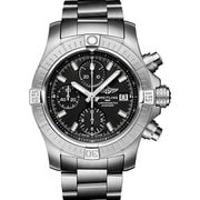 腕時計 ブライトリング メンズ SSブレス アベンジャー クロノグラフ ブラック 43mm 並行輸入品 2年保証 A13385101B1A1