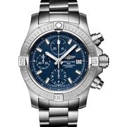 腕時計 ブライトリング メンズ SSブレス アベンジャー クロノグラフ ブルー 43mm 並行輸入品 2年保証 A13385101C1A1