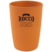 K04-8108 [アウトドア 竹素材 マグカップ ROCCO Bamboo（バンブー） タンブラー オレンジ]