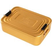 K04-8271 [アウトドア お弁当箱 ROCCO アルミ ランチボックス 850ml ゴールド]