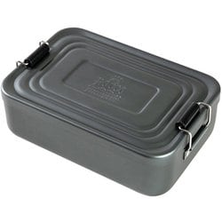 アウトドア お弁当箱 ROCCO アルミ ランチボックス 850ml グレー K04-8272