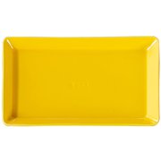 陶器・磁器 プレート 角皿 26cm イエロー HA-NS-YE