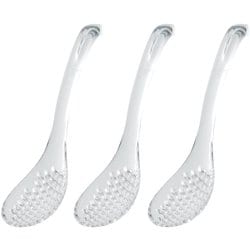 しずくレンゲ 穴あき 3本セットクリア TW-3744